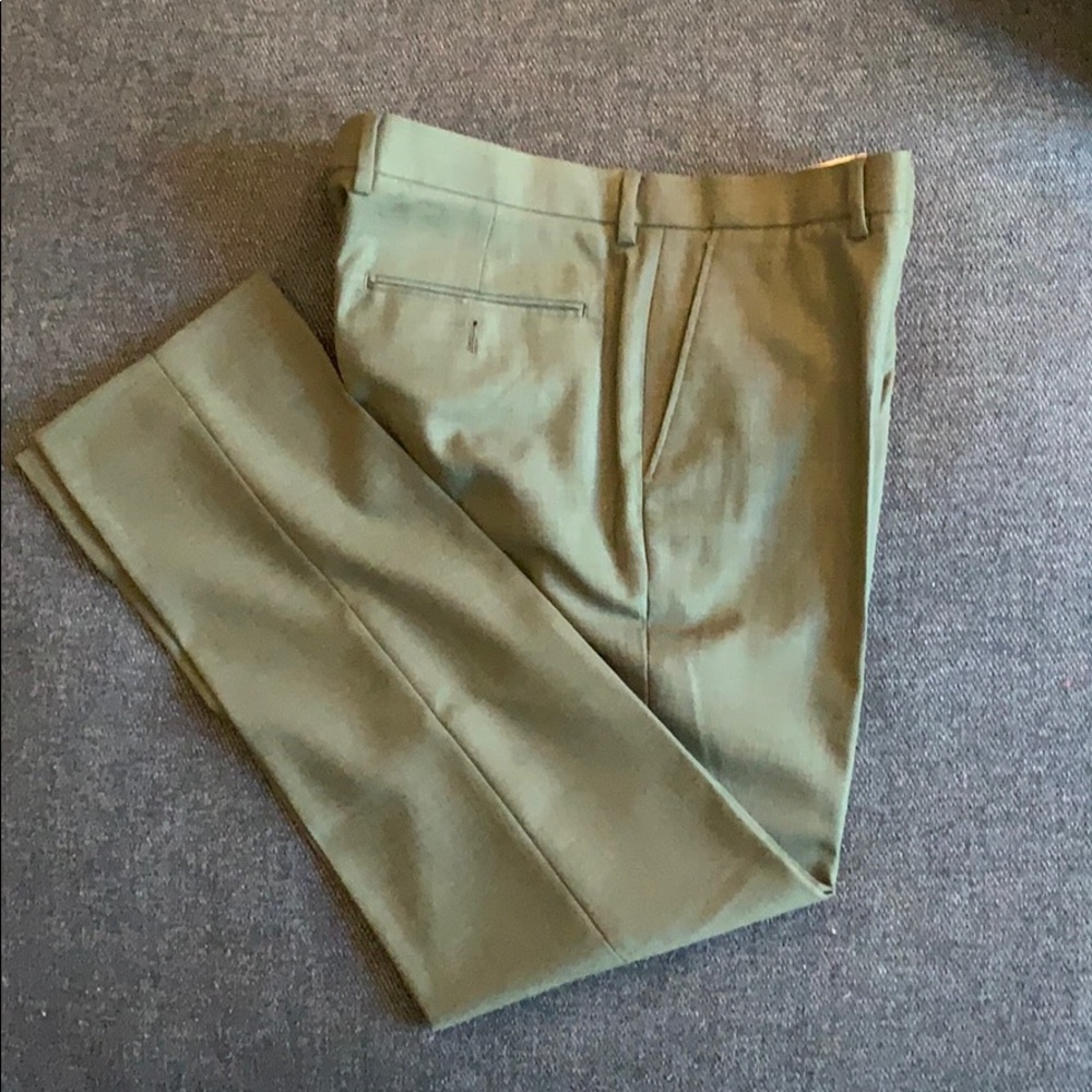 Green Jcrew wool pants